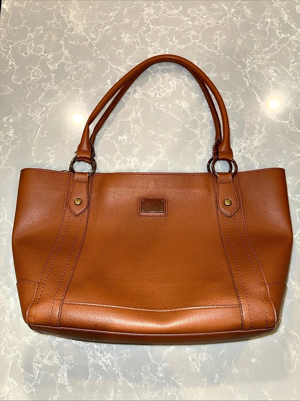 Frye Leather Tote in Brown
